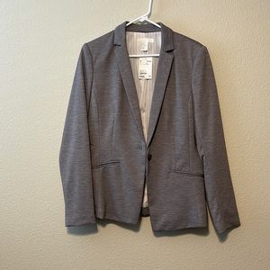 Womens H&M Gray Suit Top with Tags
